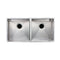 865X440X200 Mm 1 Mm Handmade Double Bowls Top Undermount Kitchen Sink