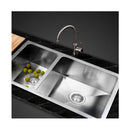 Stainless Steel Kitchen Sink with Strainer Waste