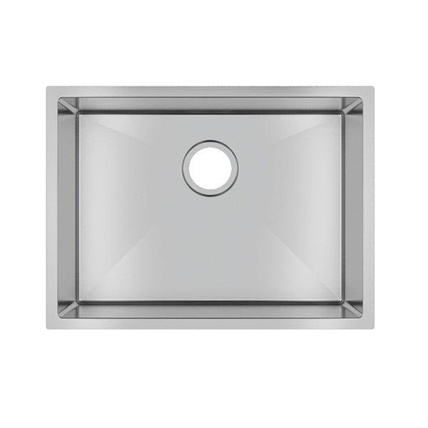 600X450X300Mm Single Bowl Stainless Steel Kitchen Sink Laundry Mounted