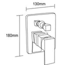 Ottimo Nero Black Shower/Bath Mixer Diverter