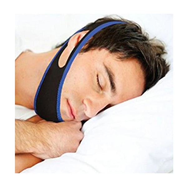 Adjustable Chin Strap Jaw Brace Anti Snore Sleep Snoring Aid Device