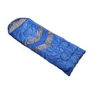 Outdoor Camping Thermal Sleeping Bag Envelope Tent Hiking Blue