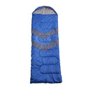 Outdoor Camping Thermal Sleeping Bag Envelope Tent Hiking Blue