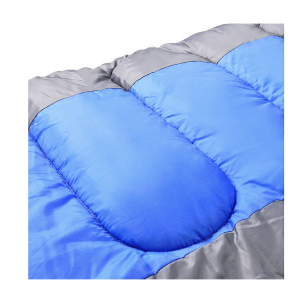 Thermal Single Outdoor Camping Sleeping Bag Mat Tent Hiking Blue