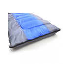 Thermal Single Outdoor Camping Sleeping Bag Mat Tent Hiking Blue