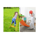 Slide Basketball Hoop Activity Center Outdoor Toddler Play Set Orange