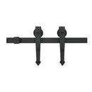 Sliding Door Hardware Kit 183 Cm Steel Black