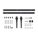Sliding Door Hardware Kit 200 Cm Steel Black