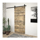 Sliding Door Hardware Kit 200 Cm Steel Black