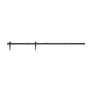 Mini Sliding Barn Door Kit Carbon Steel 200 Cm Pointed Design