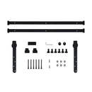 Mini Sliding Barn Door Kit Carbon Steel 200 Cm