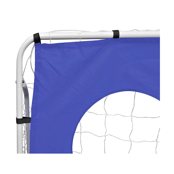 Soccer Goal With Aiming Wall Steel 240 X 92 X 150 Cm