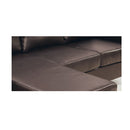 Corner Sofa Couch With Chaise Brown