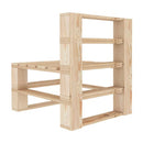 Garden Pallet Middle Sofa Wood