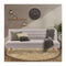 3 Seater Modular Linen Fabric Sofa Bed Couch Futon