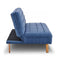 3 Seater Modular Linen Fabric Sofa Bed Couch Futon