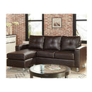 Corner Sofa Couch With Chaise Brown