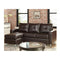Corner Sofa Couch With Chaise Brown