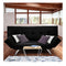 3 Seater Pu Leather Sofa Bed Lounge Black