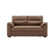 Distressed Fabric Sofa Bed Furniture Lounge Suite Brown