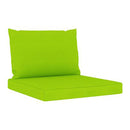 Pallet Sofa Cushions 2 Pcs Bright Green Fabric