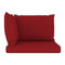 Pallet Sofa Cushions 3 Pcs Wine Red Fabric