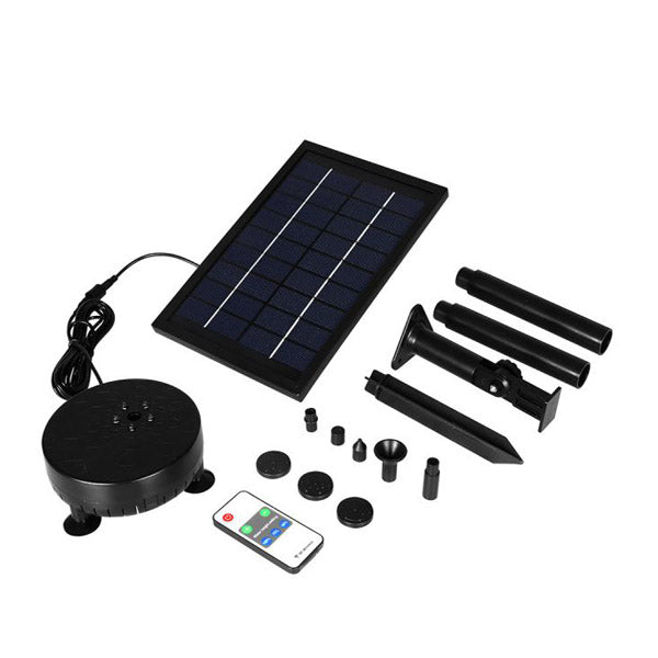 Solar Fountain Powered Water Power Wireless Garden Pond Pool Outdoor