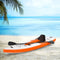 Inflatable Kayak with Adjustable Aluminum Oars for 1 Person Orange