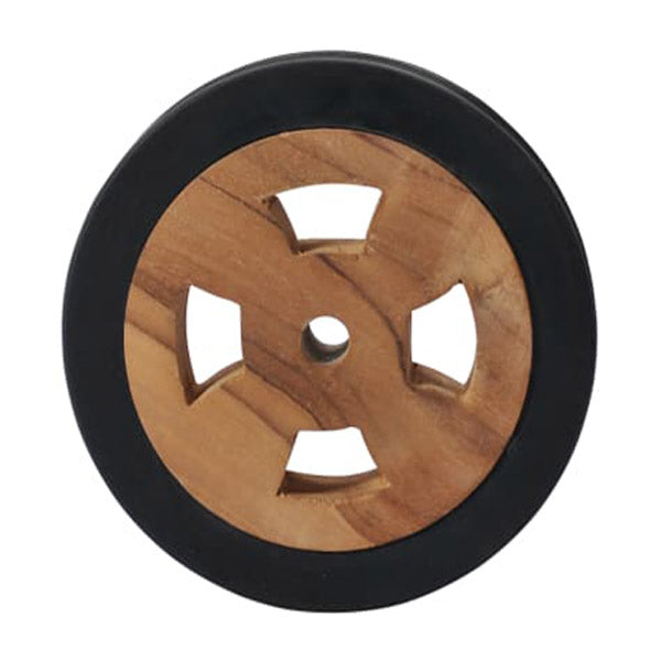 Sunlounger Spare Wheels 2 Pcs Solid Teak Wood