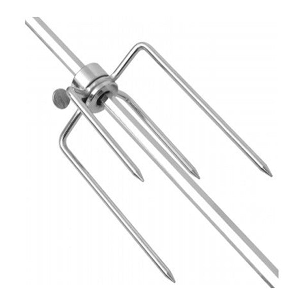 Bbq Rotisserie 2 Spit With Motor Steel 1200 Mm