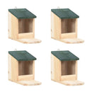 Squirrel Houses 4 Pcs Firwood