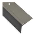 F Shape Stair Nosings 15 Pcs Aluminium 90 Cm Brown