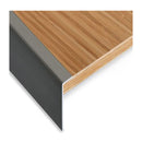 F Shape Stair Nosings 15 Pcs Aluminium 90 Cm Brown