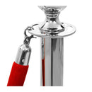 3 Piece Vip Queue Barrier Set Stainless Steel