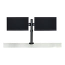 Dual Lcd Monitor Desk Mount Adjustable Fits 2 Screens Up To 27 Inch