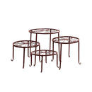 Plant Stand Outdoor Indoor Metal Flower Pots Rack Corner Planter Shelf