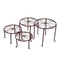 Plant Stand Outdoor Indoor Metal Flower Pots Rack Corner Planter Shelf