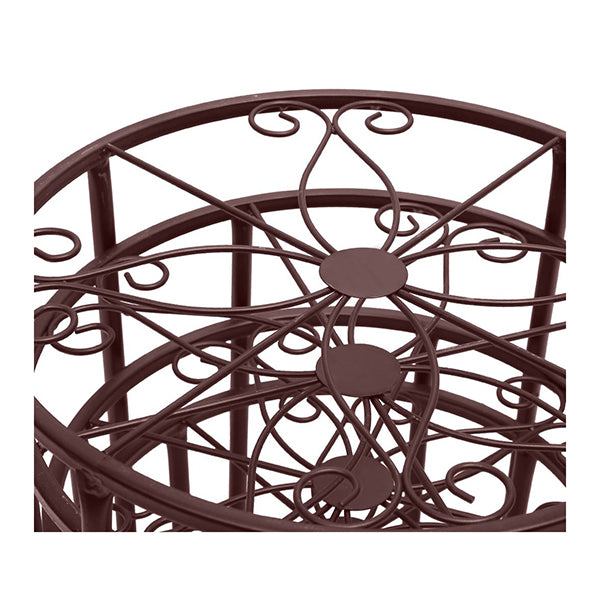 Plant Stand Outdoor Indoor Metal Flower Pots Rack Corner Planter Shelf