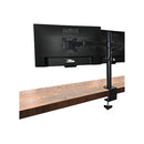 Dual Lcd Monitor Desk Mount Adjustable Fits 2 Screens Up To 27 Inch