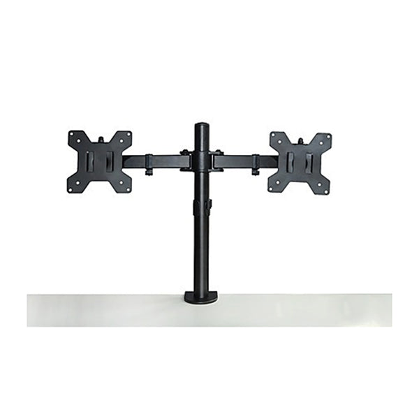 Dual Lcd Monitor Desk Mount Adjustable Fits 2 Screens Up To 27 Inch