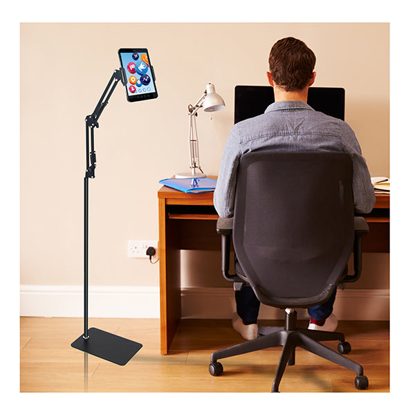 Floor Stand Adjustable Bed Clip Holder For Tablet Ipad Iphone