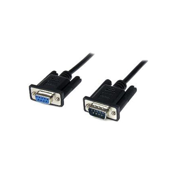 Startech 2M Black Db9 Rs232 Null Modem Cable