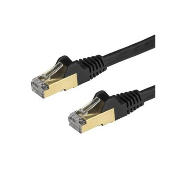 Startech 2M Black Cat6A Ethernet Cable Stp