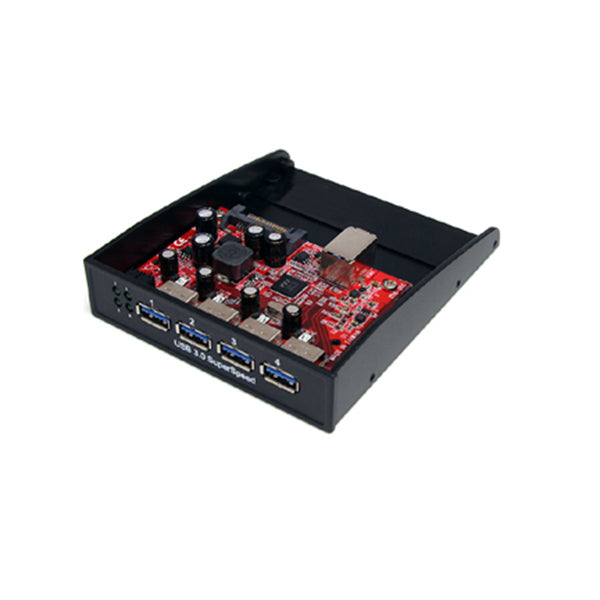 Startech Usb 3 Front Panel 4 Port Bay Hub