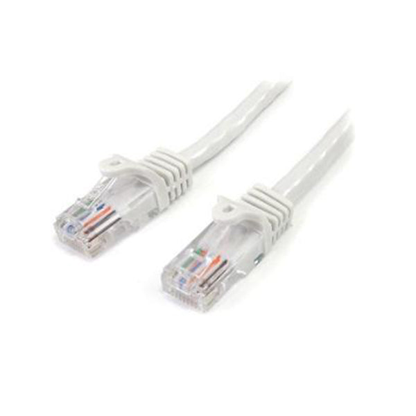 Startech 2M White Snagless Utp Cat5E Patch Cable