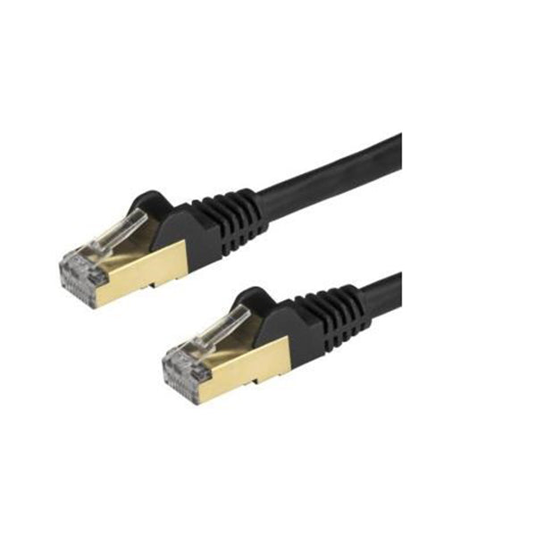 Startech Black Cat6A Ethernet Cable Stp