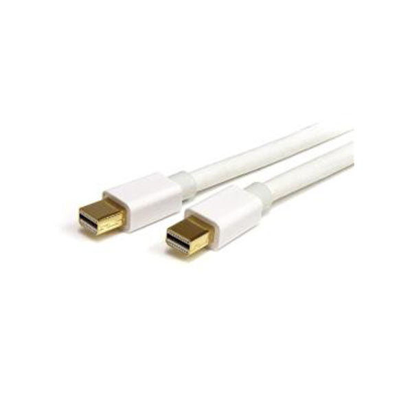 Startech 2M 6 Ft White Mini Displayport Cable
