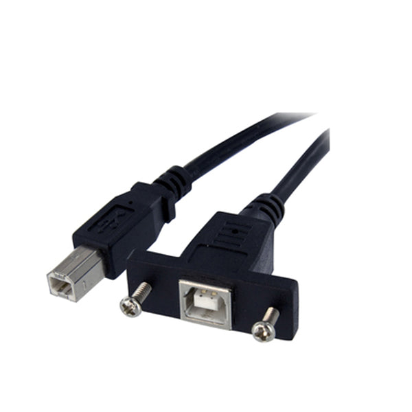 Startech 3Ft Panel Mount Usb Cable B To B
