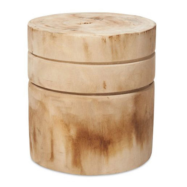Wooden Round Stool Natural