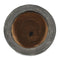Wooden Round Stool Black 38X38X12Cm